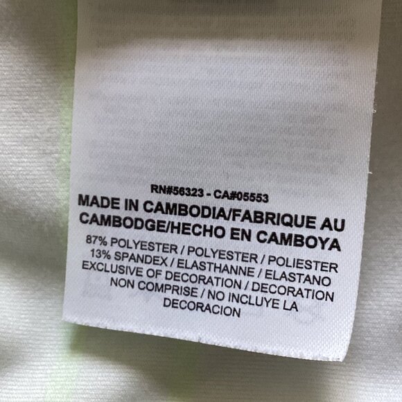 Tiger Woods Collection Nike Men's Polo Shirt Size XXL Striped Golf Short Sleeves - Picture 9 of 9